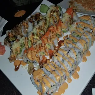 sushi, sashimi, food, sushi and sashimi