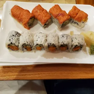 Spicy salmon and Engine #5