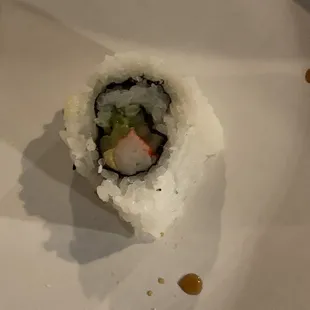 Mushy rice and vinegar.