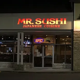 outside