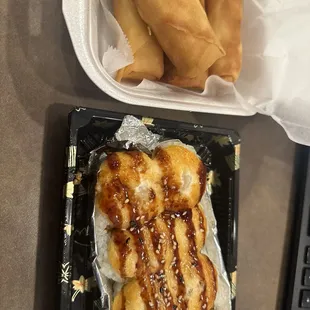 Harumaki ( Japanese spring roll)  Japanese Lasagna Baked roll