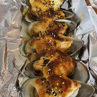 Baked Mussels