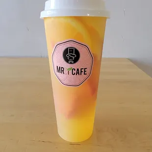 a cup of coffee on a table