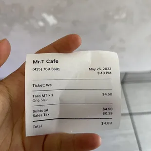 Cost of taro milk tea