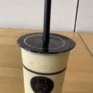 Pineapple Smoothie with boba