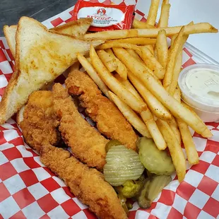 fish and chips, food