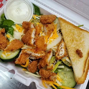 chicken wings and fried chicken, food