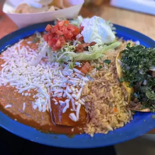 Enchilada and Taco combo