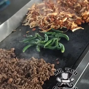 Asada, chiles and Al pastor