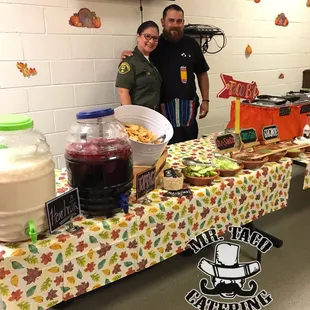 Attending Thanksgiving Lunch at Compton Sheriff Station