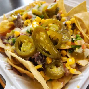 nachos, food