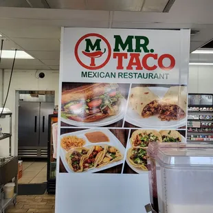 a sign for a mexican restaurant