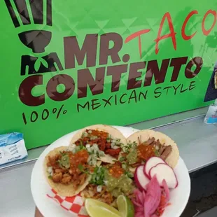  plate of mexican food