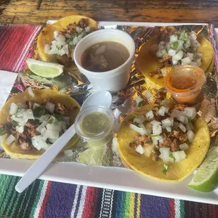 Taco plate Al pastor