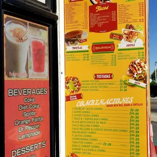 The Menu - Good food, Good prices..