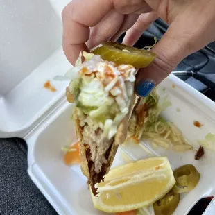 Crunchy carnitas