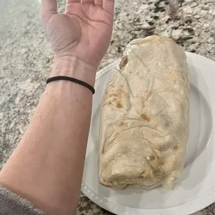 Breakfast burrito whoa!!