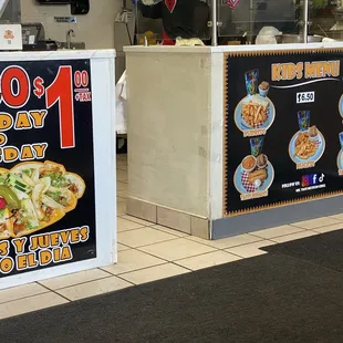 $1 Taco Tues and Thurs Kids Menu $6.50