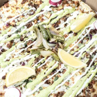 Mexican Meat Lovers Pizza (18&quot;).