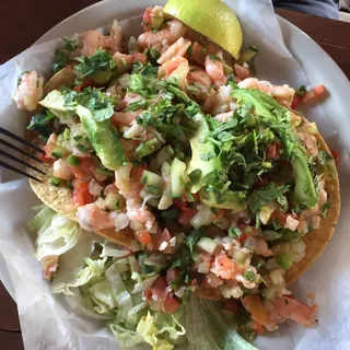 Shrimp Tostada