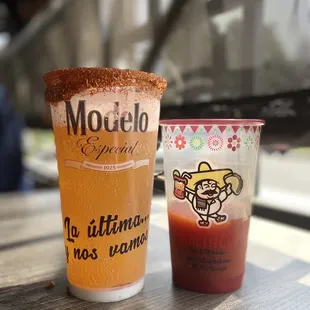 Corridos y Michelladas at 10 a.m. , what more can a girl ask for?!