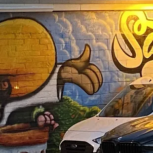 Cheers parking Mural