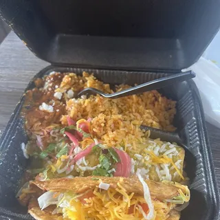 #3. Hard Taco & Enchilada Lunch Special