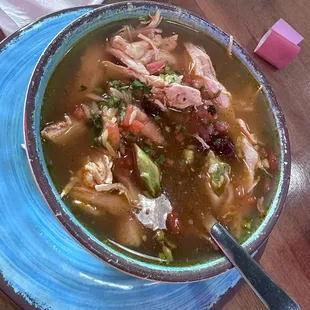 LG Tlalpeno soup