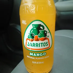 Ice cold mango Jarritos - yum!
