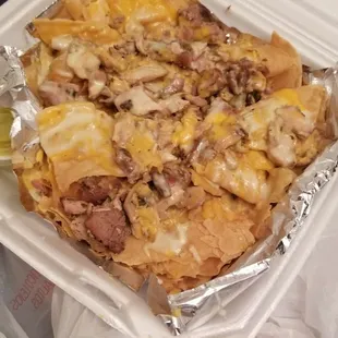 Chicken nachos