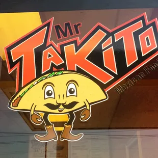 a taco with a mustache and moustache