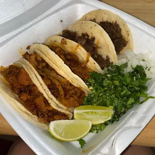 pretty good tacos for the price meat can be a little more juicier but overall good !
