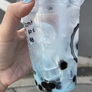 Could barely get the boba bc the ice was in the way