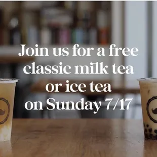 two drinks on a table