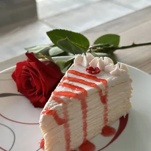 Try our most liked Strawberry crepe cake