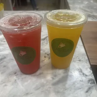 Strawberry and mango green tea: perfection!