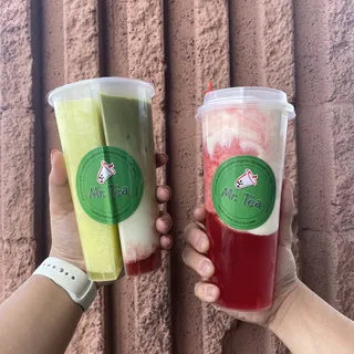 Strawberry Cheese Foam