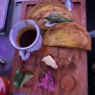 Birria tacos (sorry blurry ahah)