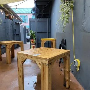 Outside patio