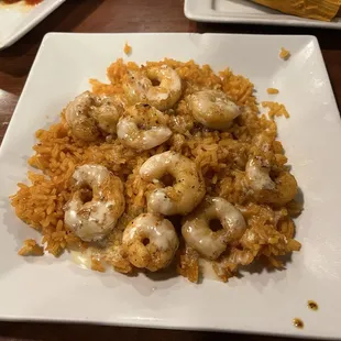 Loco Rice with shrimp