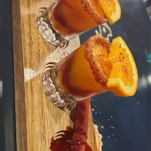 Shooters of Mango Margarita