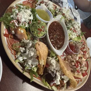 Sampler platter. A must have to try several different things or for a large party