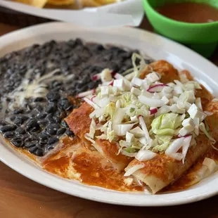 Wonderful rancheras enchiladas.