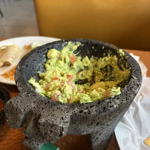 We could not finish this huge guacamole