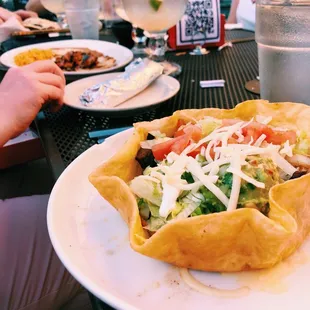 Fajita Taco Salad - steak
