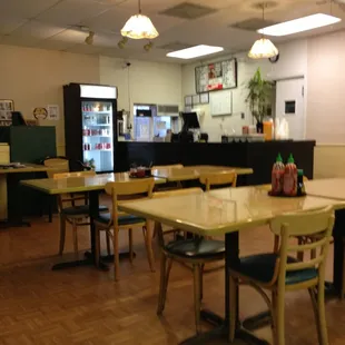 Part of the restaurant.