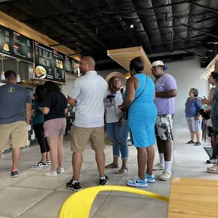 Long line. Of course! Gotta be good when the line is this long