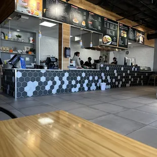 Front counter/Where you order