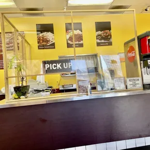 Pick Up &amp; Beverage Station.