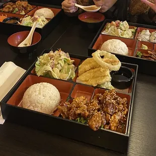 Chicken Katsu, Chicken Teriyaki, Sesame Chicken